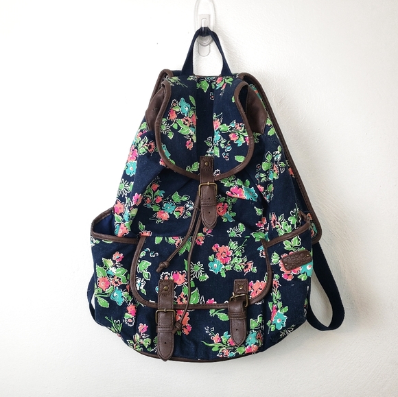 aeropostale floral backpack